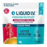 Liquid I.V. Hydration Multiplier Sugar Free Raspberry Melon Electrolyte Drink Mix 30 Sachets