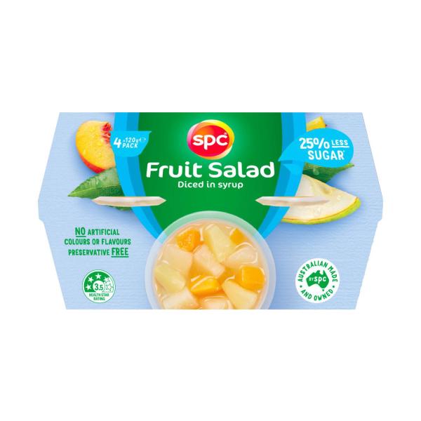 SPC FRUIT SALAD LESS SUGAR 4PK