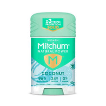 MITCHUM WOMENS NATURAL POWER COCONUT 40G