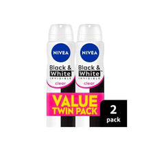 Black And White Twin Pack Aerosol Deodorant