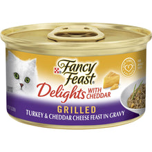 Fancy Feast Adult Delights Turkey & Cheddar Cheese Wet Cat Food 85g