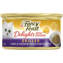 Fancy Feast Adult Delights Turkey & Cheddar Cheese Wet Cat Food 85g