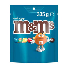 M&M'S CRISPY MILK CHOCOLATE SNACK & SHARE BAG 335G
