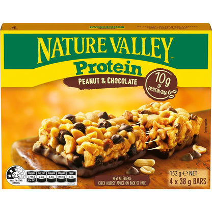 Nature Valley Peanut & Chocolate Protein Bars 4 pack