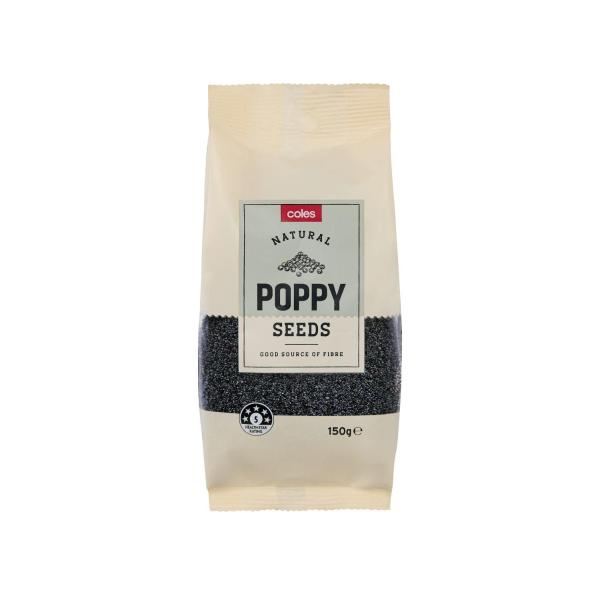 COLES POPPY SEEDS 150G