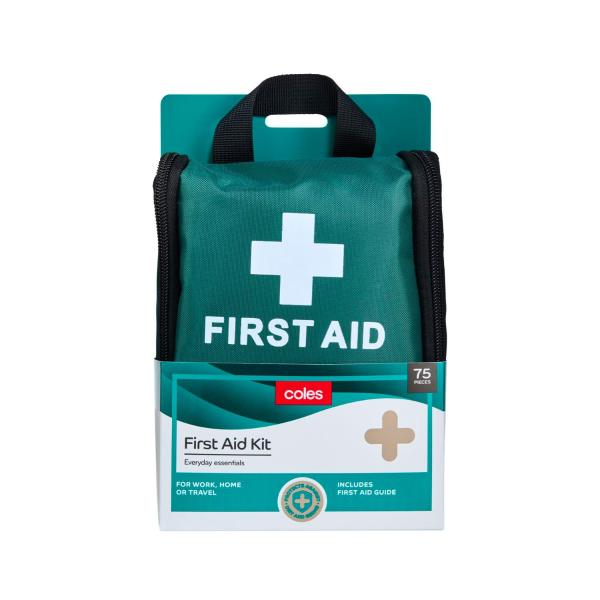COLES FIRST AID KIT 75PIECE