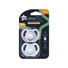 Ultra-Light Silicone Dummy 2 Pack 6-18m
