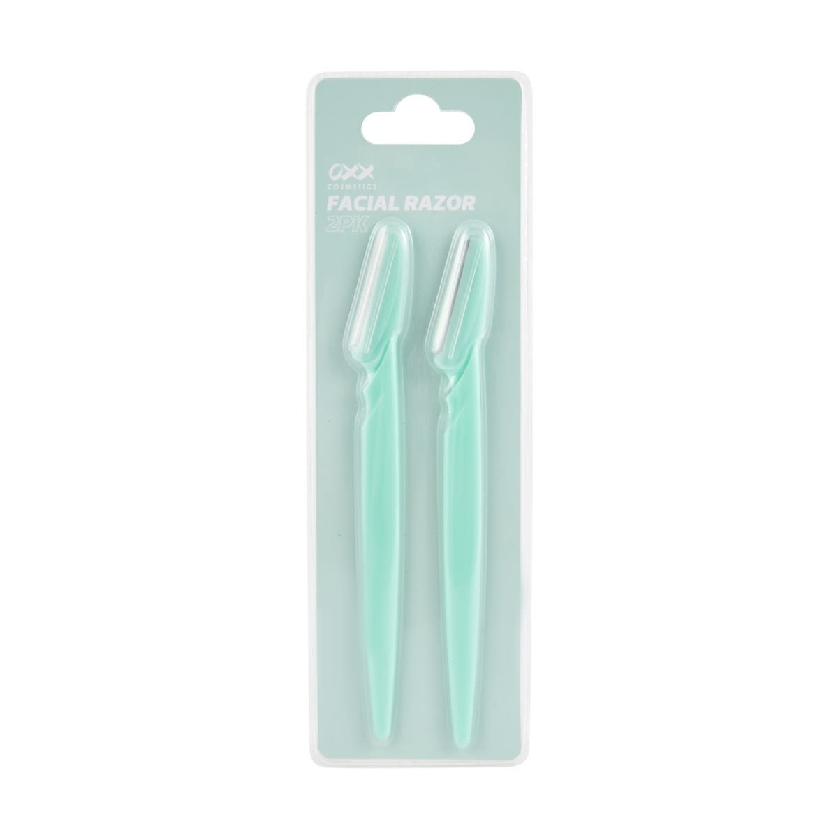 OXX Cosmetics 2 Pack Facial Razors - Mint