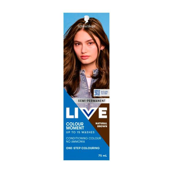 SCHWARZKOPF LIVE COLOUR NATURAL BROWN