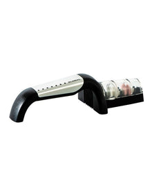 2 Stage Ceramic Water Knife Sharpener in Black