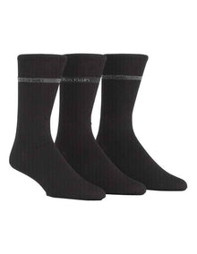 Mainline Bamboo Band Logo Socks 3 Pack in Black