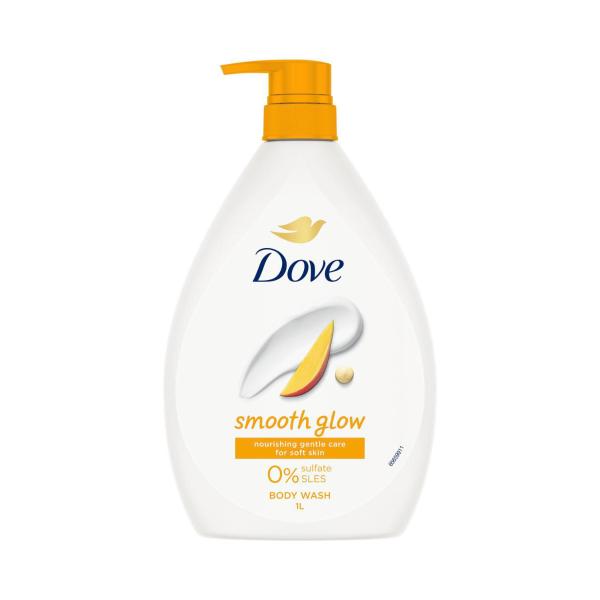 DOVE  SMOOTH GLOW BODY WASH 1L