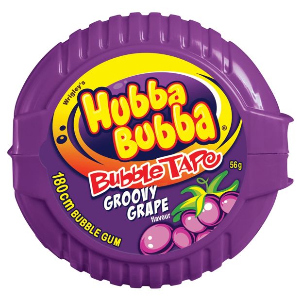 Hubba Bubba Gum Tape Grape - 56g