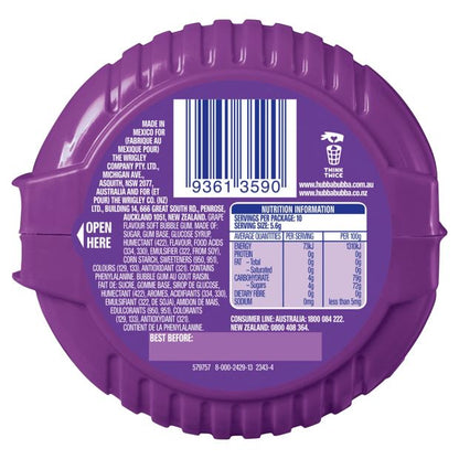 Hubba Bubba Gum Tape Grape - 56g