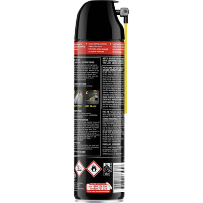 Mortein Powergard Crawling Insect Spray Easy Reach w/ Germ Kill 320g