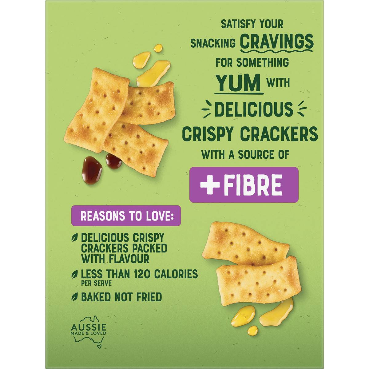 Arnotts Snack Right Crispy Cracker Biscuits Sweet Soy Chicken 150g