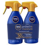 Nivea Sun Spray Protect And Moisture SPF50+ 2 x 300ml