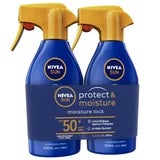 Nivea Sun Spray Protect And Moisture SPF50+ 2 x 300ml