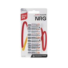 NRG SUPER ALKALINE AAA 14 PACK