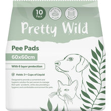 Pretty Wild Pee Pads 60cm x 60cm For Pets 10 pack