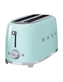 50's Style 4 Slice Long-Slot Toaster in Pastel Green TSF02PGAU
