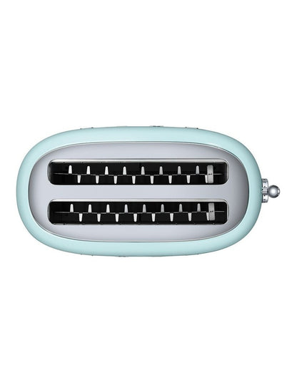 50's Style 4 Slice Long-Slot Toaster in Pastel Green TSF02PGAU