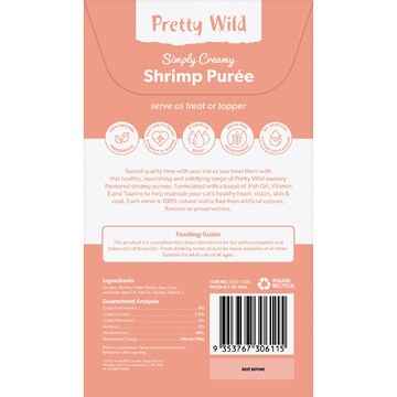 Pretty Wild Shrimp Puree Cat Treats 15g x 4 pack