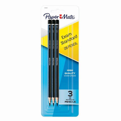 Paper Mate Woodcase 2B Pencils - 3 Pack