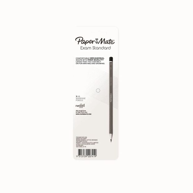Paper Mate Woodcase 2B Pencils - 3 Pack