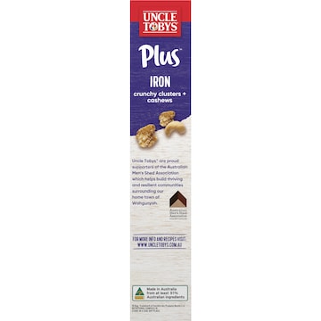 Uncle Tobys Plus Iron Cereal 630g