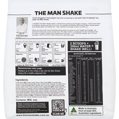 The Man Shake Diet High Protein Low Sugar ChocHoneycomb Meal Replacement 560g