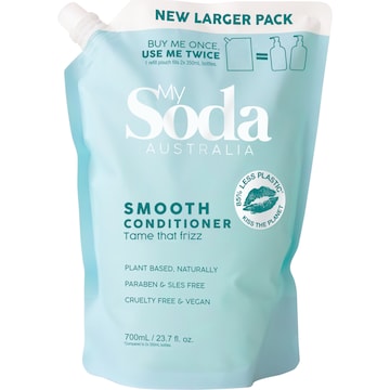 My Soda Smooth & Silky Conditioner Refill For Frizz Prone Hair 700mL