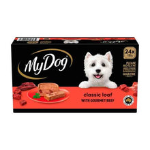 Adult Wet Dog Food Classic Loaf with Gourmet Beef 24x100g Trays