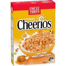 Uncle Tobys Cheerios Honey 520g