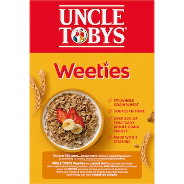 Uncle Tobys Weeties Cereal 510g