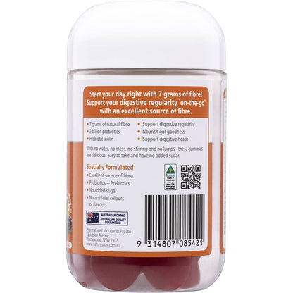 Nature's Way Fibre + Probiotics Digestive Vita Gummies Berry Flavoured 30 Pack