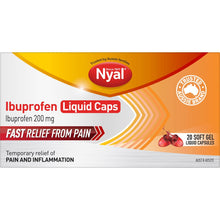 Nyal Ibuprofen Liquid Caps 20 Pack