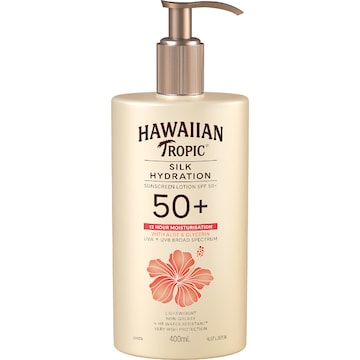 Hawaiian Tropic SPF 50+ Silk Hydration Sunscreen Lotion 400mL