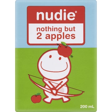 Nudie Nothing But 2 Apples Juice 200mL