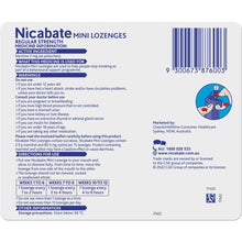 Nicabate Quit Smoking Mini Lozenge 2mg Nicotine 60 Pack