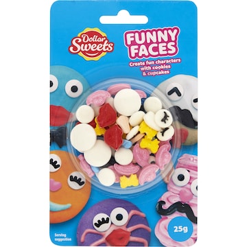 Dollar Sweets Funny Faces 25g