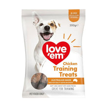 LOVE 'EM DOG TRAINING TREAT CHICKEN 200 GRAM