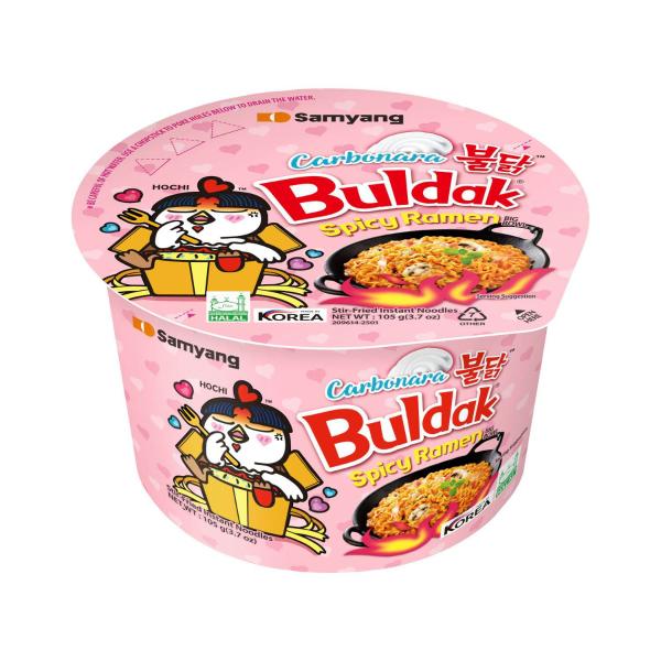 SAMYANG BULDAK SPICY RAMEN BIG BOWL CARBONARA 105G