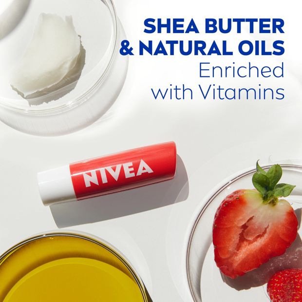 Nivea Fruity Shine Strawberry Lip Balm