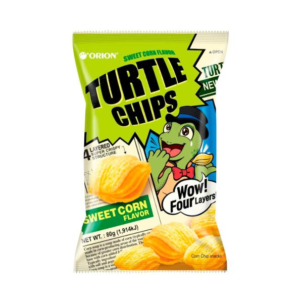 ORION TURTLE CHIPS CORN SOUP FLAVOUR 80G