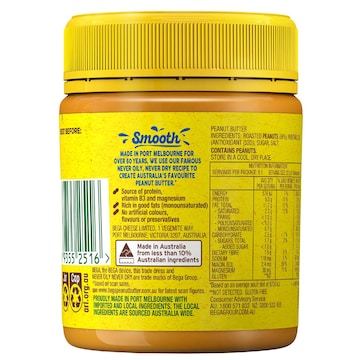Bega Peanut Butter Smooth 200g