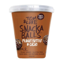 TOM & LUKE SNACKABALLS PEANUT BUTTER & CACAO POT 224G