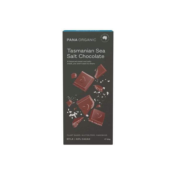 PANA ORGANIC MYLK TASMAN SEA SALT CHOCOLATE 80G:80 GRAM