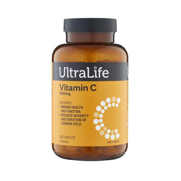 ULTRALIFE HIGH STRENGTH VITAMIN C 1000MG TABLETS 200PK