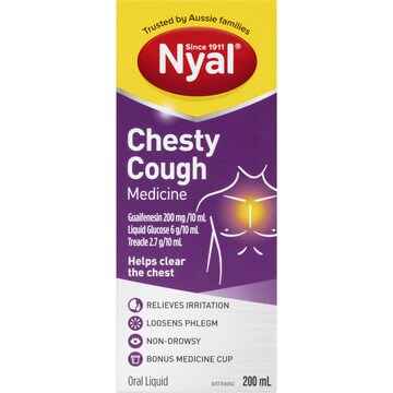Nyal Chesty Non Drowsy Cough Medicine 200mL